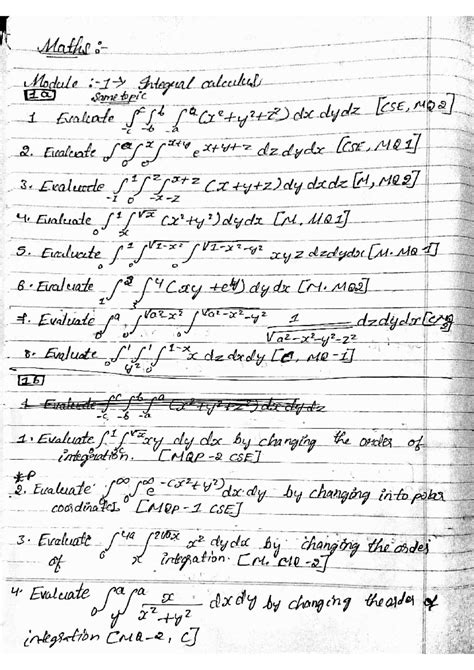 Maths Vtu imp questions which can help to pass in Vtu external exM ...