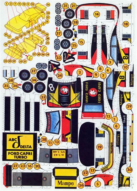 Image result for Free Paper Model Cars