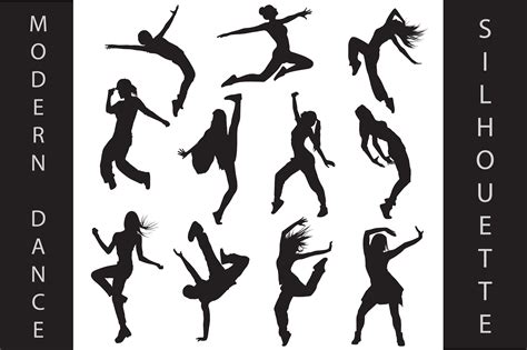 Modern Dance Silhouettes