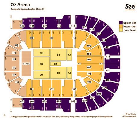 Image result for O2 Arena Seating Plan