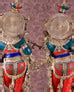 Buy Handcrafted Brass Radha Krishna Idols 30 inch - Budhshiv.com