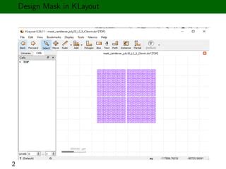 Image result for Diode Mask Design Using KLayout