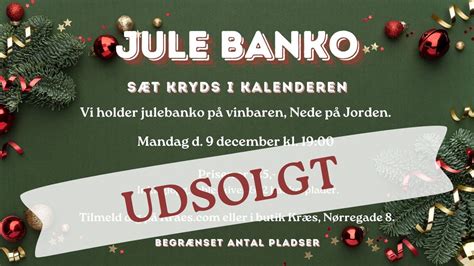 JULE BANKO D. 9 DECEMBER, Nørregade 6, 9000 Aalborg, Danmark, 9 ...