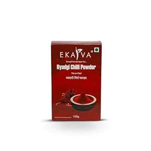 Ekaiva Byadgi Red Chilli Powder (100g) : Amazon.in: Grocery & Gourmet Foods