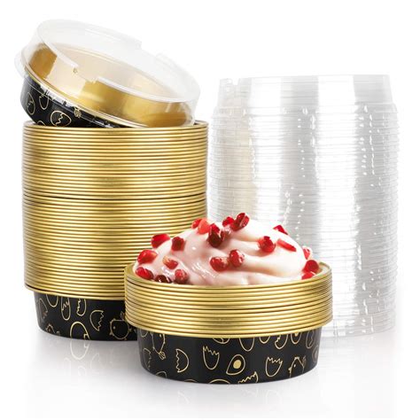 Beasea Mini Tart Pans 50 Pack 4 Inch Disposable Pie | Desertcart INDIA