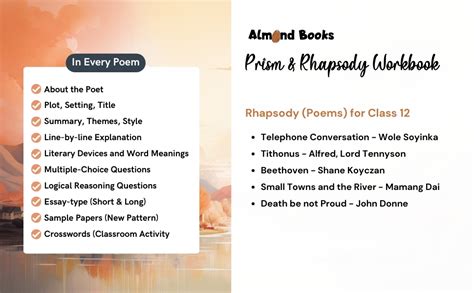 Almond Books ISC Class 12 Prism & Rhapsody Workbook with Answers ...