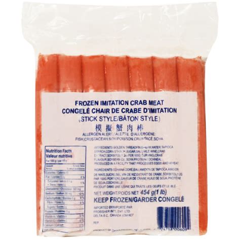 Japanese Crab Stick Nutrition Facts at Marvin Peters blog