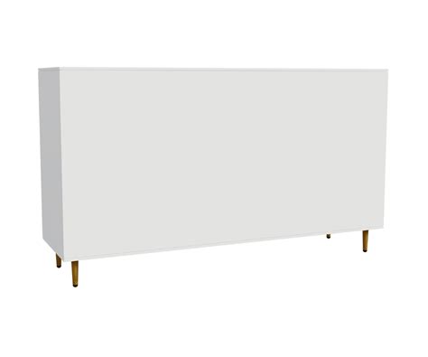 Snug Solid White Wood Sideboard Cabinet | Storage Solution – Wakeup India