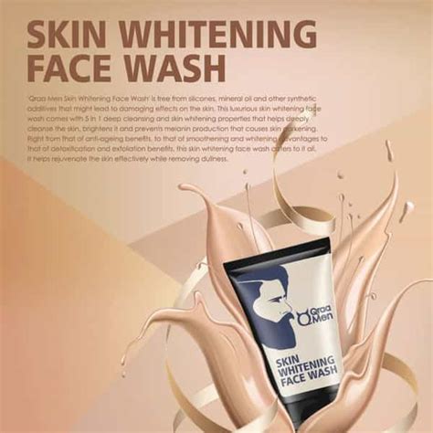 Buy QRAA MEN VITAMIN C SKIN WHITENING FACE WASH FOR MEN WITH YOGURT AND ...