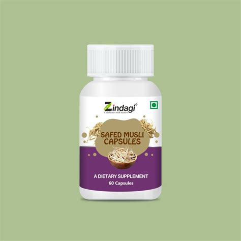 Zindagi Safed Musli Capsules | Natural Stamina & Energy Booster ...