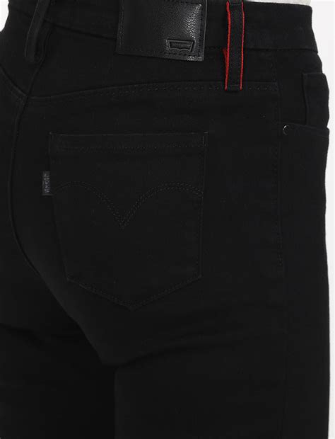 Women's Redloop 314 Black Straight Fit Mid Rise Jeans – Levis India Store