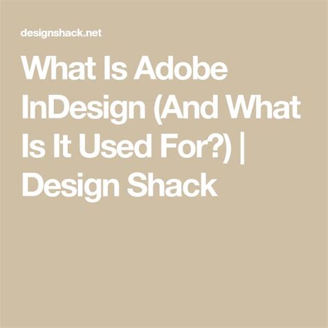 Adobe InDesign Use 的图像结果