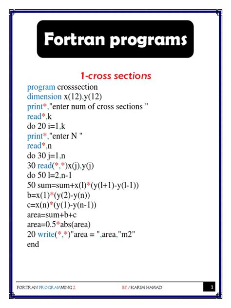 Image result for Subroutine Fortan Program