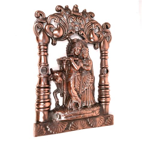 Buy Radha Krishna Wall Hanging Statue For Home, Office & Gift