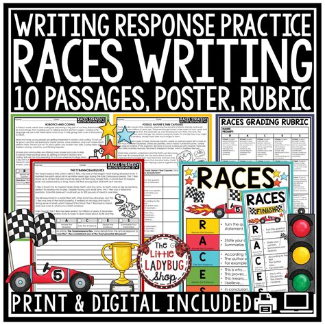 RACES Writing Strategy Passages Practice 3rd 4th Grade - The Little ...