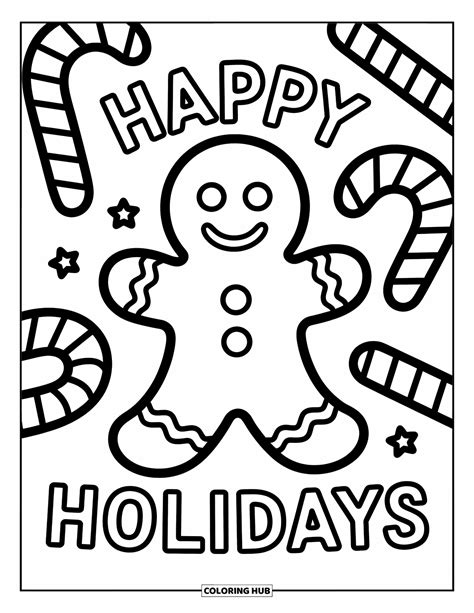 Colouring Sheets Holidays