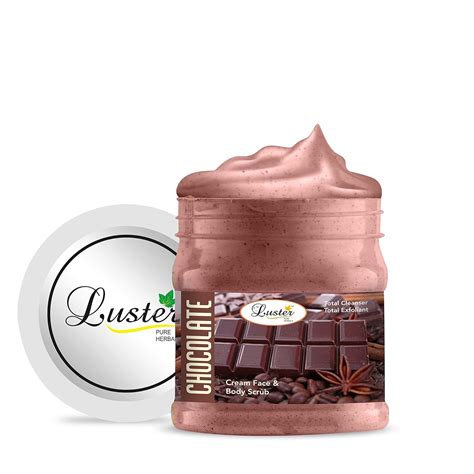 Buy Luster Chocolate Face & Body Cream Scrub | Enriched With Cocoa ...