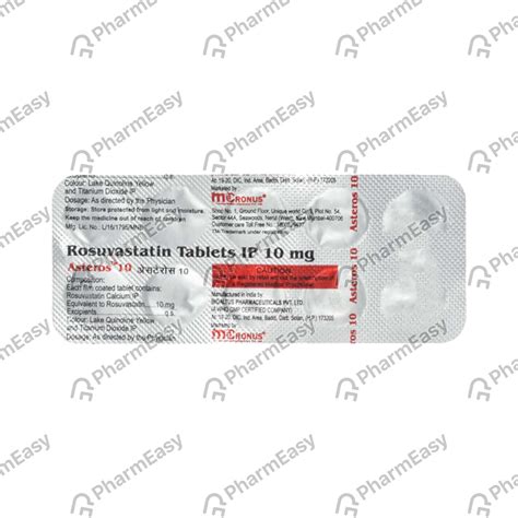 Asteros 10 MG Tablet (10): Uses, Side Effects, Price & Dosage | PharmEasy