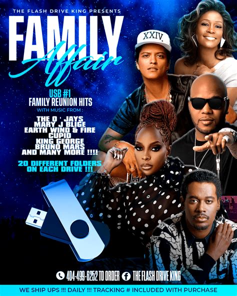 OLD SCHOOL FAMILY REUNION MUSIC USB THUMB DRIVE