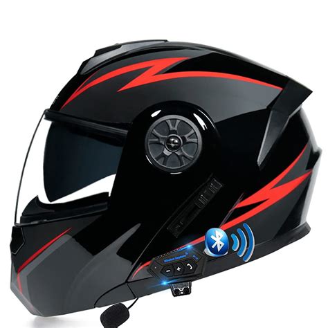 Buy RMBDD Flip-Up Bluetooth Motorbike Helmet Full Face Modular ...