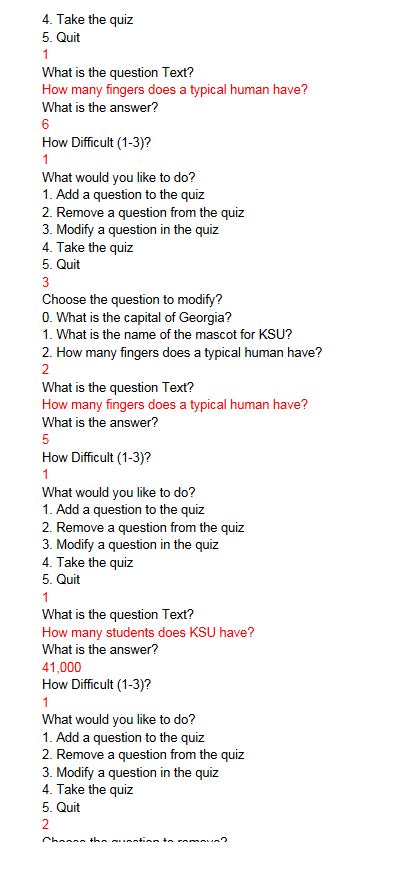 7.3.7 ArrayList Helper Methods Asnwers 的图像结果