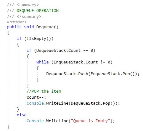 Queue Using Two Stacks in C 的图像结果