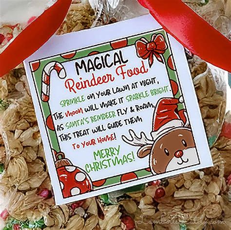 Reindeer Food Poem Printable