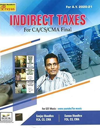 Buy Indirect Taxes for CA/CS/CMA Final Book Online at Low Prices in ...
