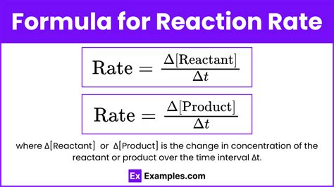 Image result for Reaction Rate Formula