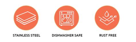 Buy Bridge2shopping 3 in1 Function Eating Utensil Stainless Steel Multi ...