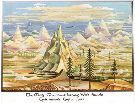 The Lord of the Rings - J.R.R. Tolkien Art - The Hobbit - The Misty Mountains | Tolkien art ... - J.R.r. Tolkien Illustrations