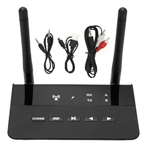 Bluetooth5.2 Transmitter Receiver, 2 in 1 Wireless 200ft Long Range ...