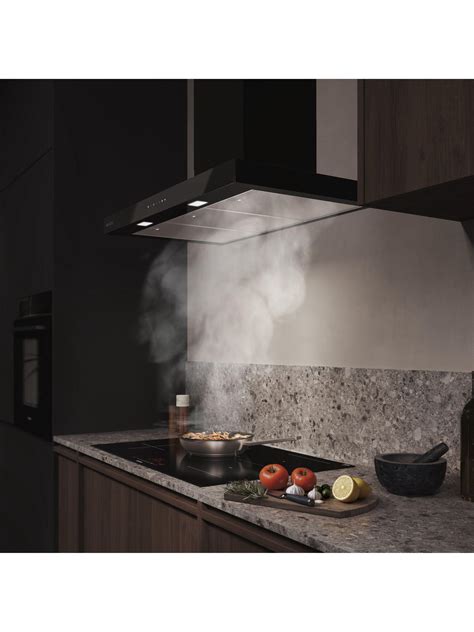 Siemens iQ500 LC97BDN60B 90cm Box Chimney Cooker Hood, Matt Black