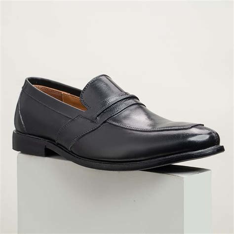 Black Leather Shoes for Men
