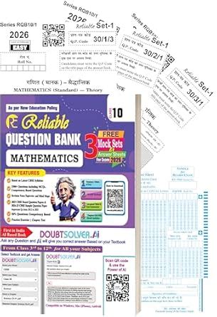 Reliable Question Bank Class 10 Mathematics [CBE], For 2025 Exam, FREE ...