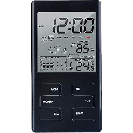 ApTechDeals CX-501 Digital LCD Display Hygrometer Thermometer Humidity ...