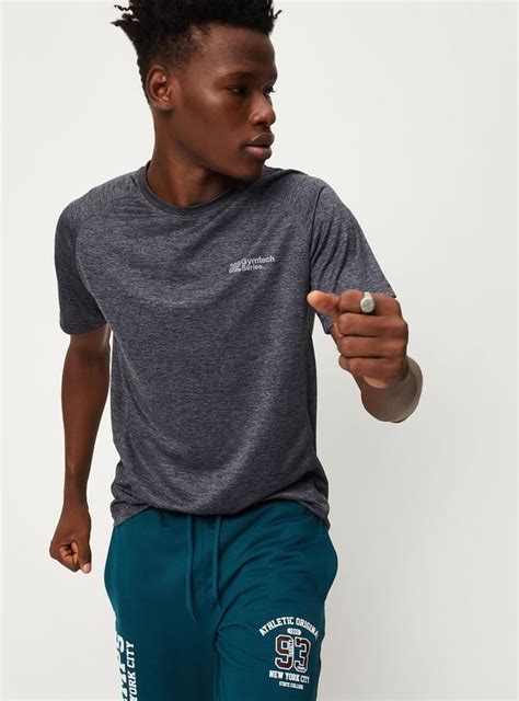 Buy Men Heathered Freshon Active Training T-shirt Online at just Rs ...