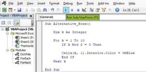 Excel VBA How to Write to a Cell Using Loop 的图像结果
