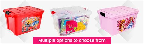 Nayasa Plastic 25 Ltr Multipurpose Rectangular Storage Container Box ...