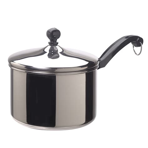 Farberware Classic Series Stainless Steel 3-Quart Covered Saucepan