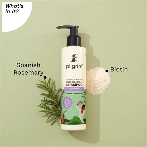 Buy PILGRIM Spanish Rosemary Anti-Hair Fall Shampoo - 200ml from ...