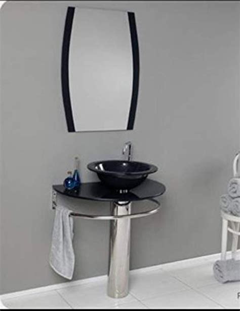 HIMANS Moduler Vanity Wash Basin/Glossy Finish/Bathroom Sink/Vessel ...