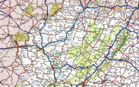 Printable Wv Road Map