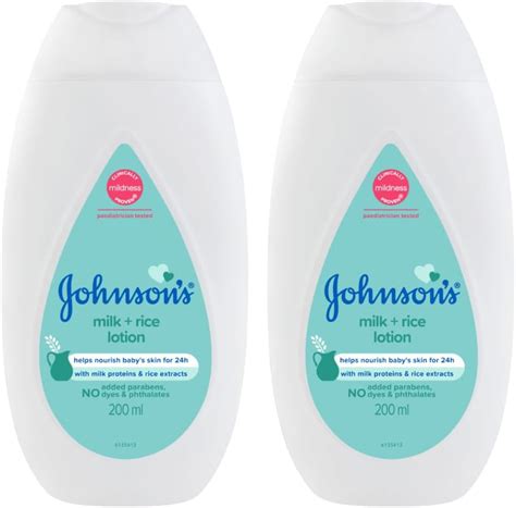 Buy Johnson's Baby Milk and Rice Baby Lotion 200ml Online at Low Prices ...