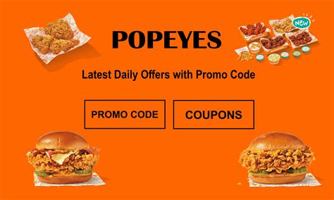 Popeyes Coupons: Save on Chicken Meals & Combo Deals!