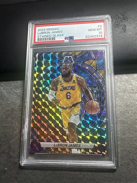 LeBron James 2022 Mosaic #2 Stained Glass /(SSP) PSA 10 Price Guide ...