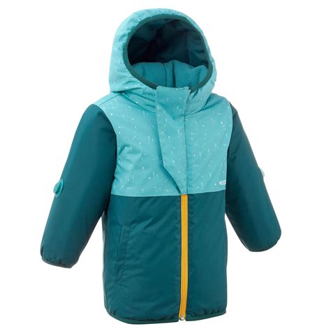 Baby Winter Jacket - Warm Blue - Turquoise‎ - Wedze - Decathlon