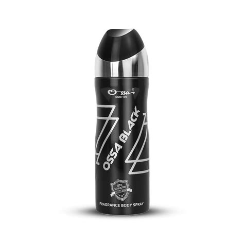 Buy Ossa Black Body Spray 200ml For Men | Masculine Premium Deodorant ...