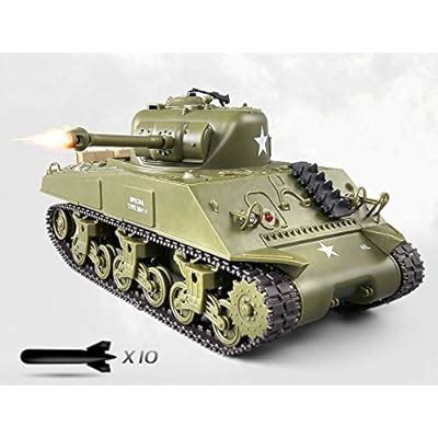 Heng Long 2.4Ghz RC Battle Tank - US M4A3 Sherman with Sound & India | Ubuy