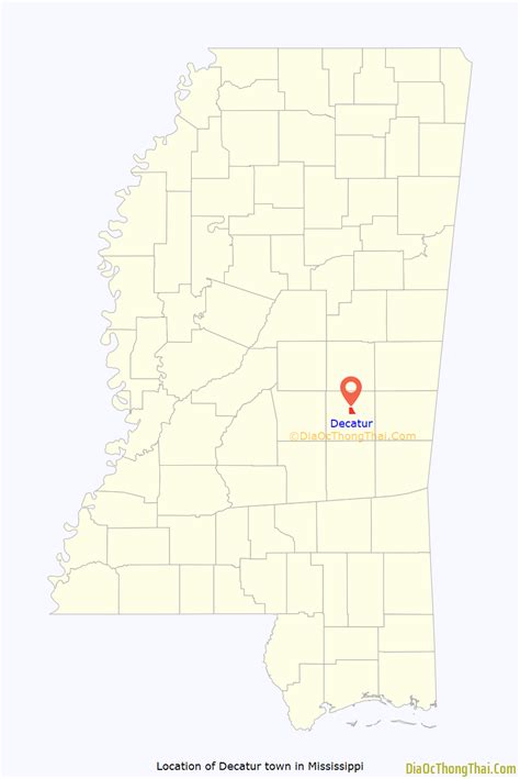 Image result for Decatur Mississippi Map